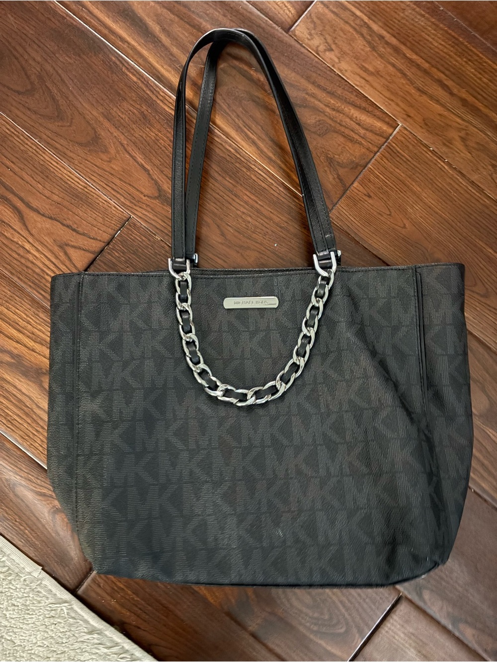 Michael Kors Black Logo Tote